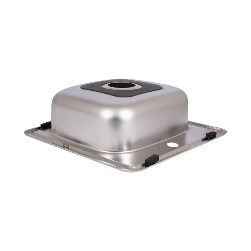 Кухонна мийка Brinex 4848 0,6 мм Satin (BRIN4848SAT0651257)