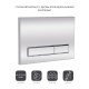 Панель змиву для унітаза Qtap Nest QT0111M08381CRM