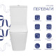 Унітаз підлоговий Qtap Crow Eco Ultra Quiet безобідковий з сідінням Soft-close QTCRO27W51030