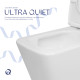 Унітаз підлоговий Qtap Crow Eco Ultra Quiet безобідковий з сідінням Soft-close QTCRO27W51030