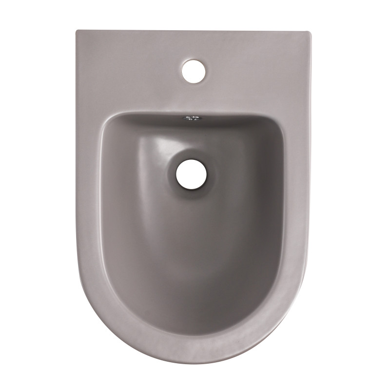 Біде підвісне Qtap Robin 515x370x350 мм, Stone grey QT13551381GSG