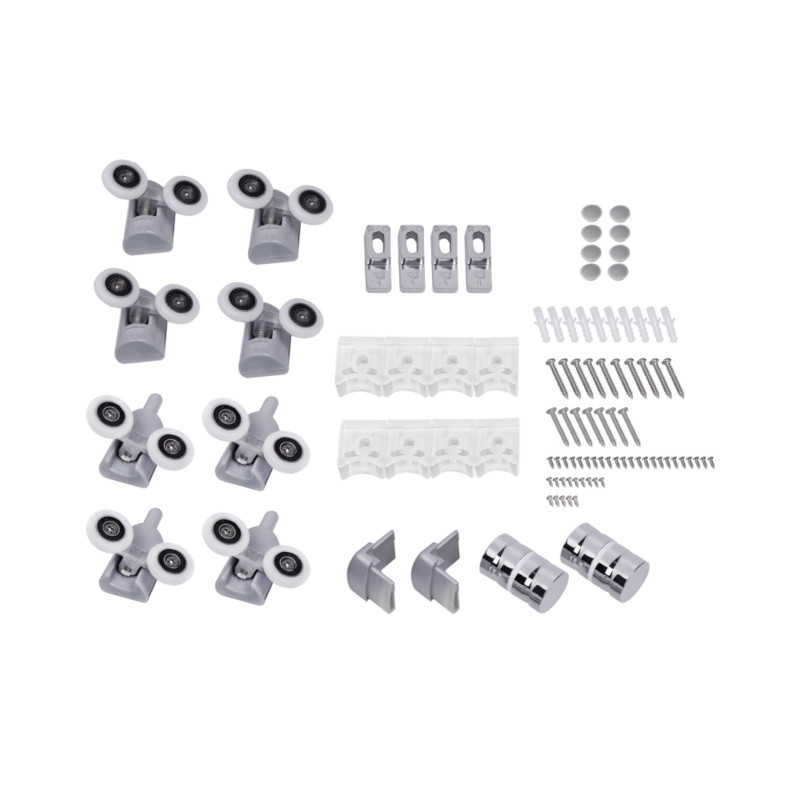 Душова кабіна Lidz Latwa SC90x90.SAT.MID.FR, скло Frost 4 мм без піддона
