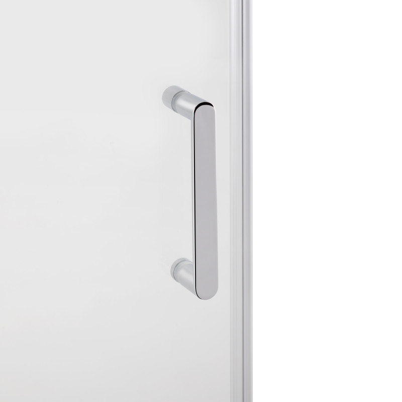 Душові двері в нішу Qtap Taurus CRM2013-14.C6 130-140x200 см, скло Clear 6 мм, покриття CalcLess