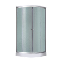 Душовий бокс Lidz Tani SB100x100.SAT.LOW.FR, скло Frost 4 мм