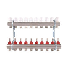 Колектор з витратомірами Thermo Alliance Standart 1" 10 виходів SD235W10