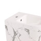 Комплект Qtap Robin Marble 3 в 1: підвісний унітаз Ultra Quiet + біде підвісне + раковина накладна QTROBMR49160