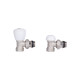 Комплект радіаторних кранів Thermo Alliance Standart 1/2" ВН кутовий TAS232W15
