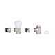 Комплект радіаторних кранів Thermo Alliance Standart 1/2" ВН кутовий TAS232W15