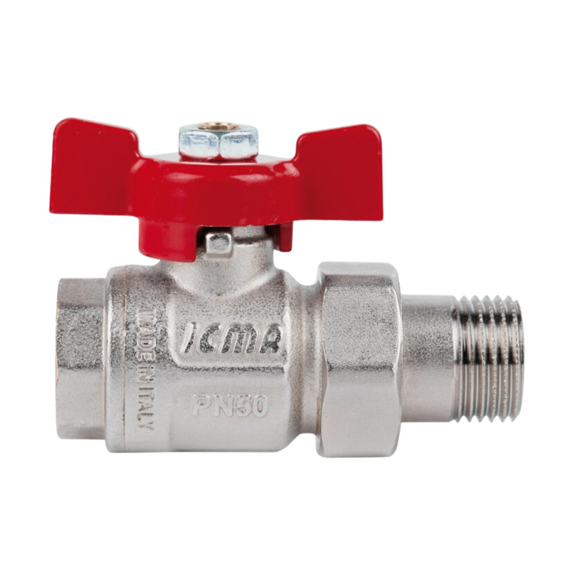 Кран кульовий "Американка" Icma 1/2" прямий №347