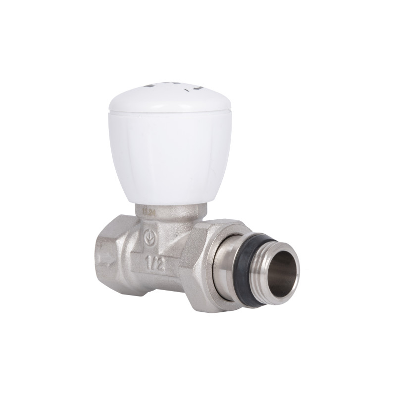 Кран радіаторний Thermo Alliance Standart Powerful 1/2" ВЗ з антипротіканням прямий SF230W15 SF230W15