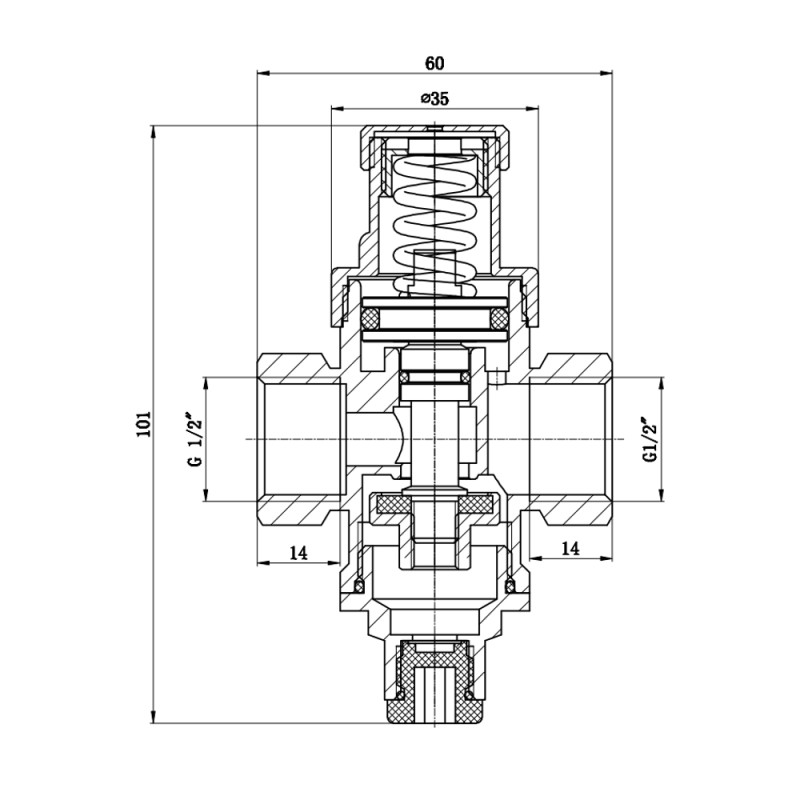 Редуктор Thermo Alliance Standart 1/2" SF241W15
