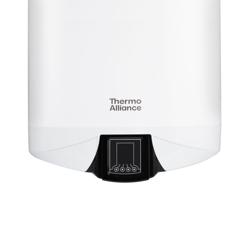 Водонагрівач електричний Thermo Alliance Spectra Flat 80 л універсальний, мокрий ТЕН 3,3 кВт, h 279 мм