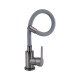 Змішувач для кухні Brinex Pure 015F3 з гнучким виливом   Graphite/Grey BRIPUR015F3GRG