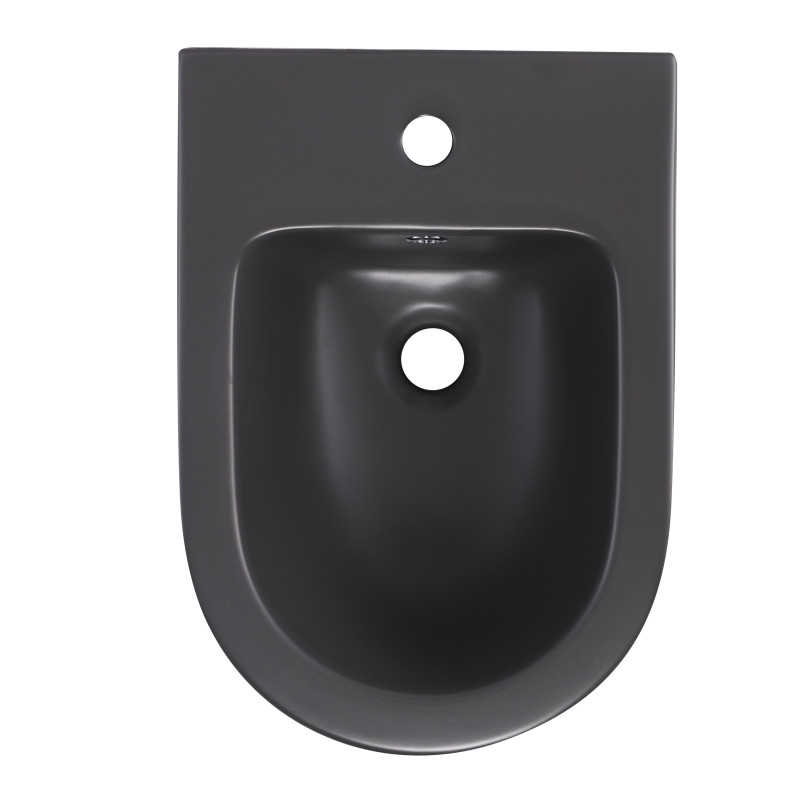 Біде підвісне Qtap Robin 515x370x350 мм, Anthracite QT13551381GAN