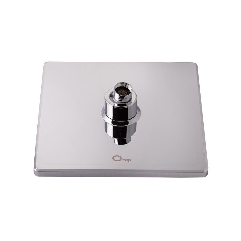 Душова стійка універсальна Qtap Plava на два споживача 1015 мм прямокутна QT1001CRM Chrome
