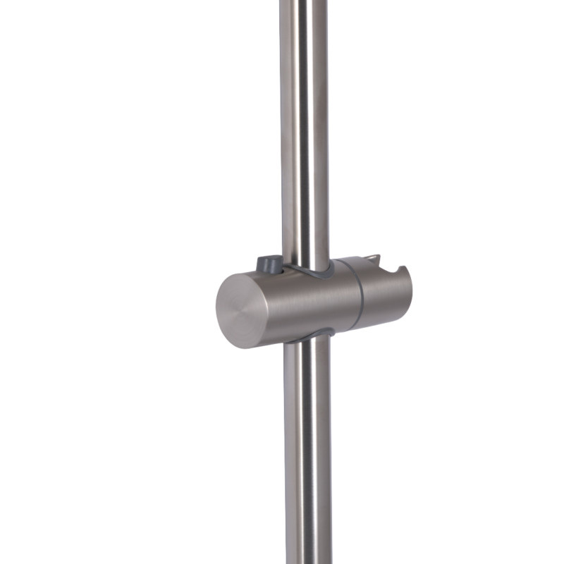 Душова стійка з тримачем універсальна Lidz Niagara 320 660 мм округла LDNIA320NKS28543 Nickel