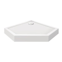 Душовий піддон Qtap Diamond 301112 100x100x12 см + сифон