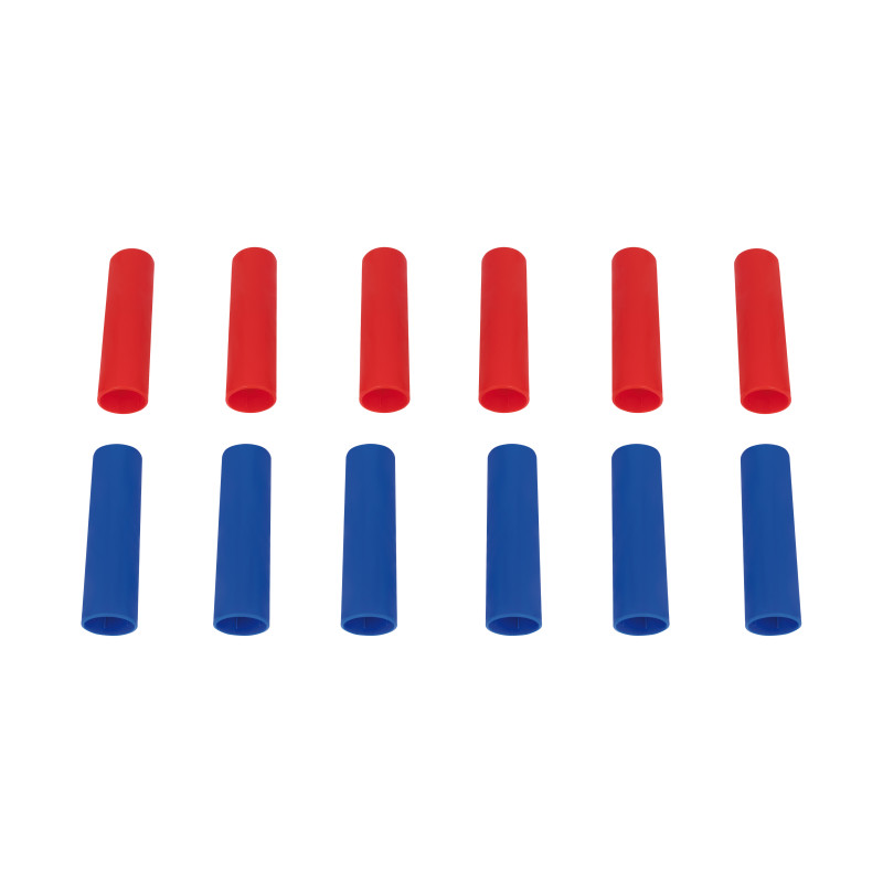 Комплект захисних втулок Thermo Alliance Standart на теплоізоляцію для труби 16 мм (червона/синя, 12 шт) + наліпки