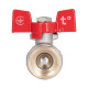 Кран кульовий Thermo Alliance Standart 1/2" ВР для води (метелик) SD602NW15PN40