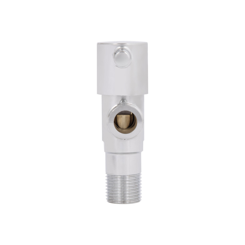 Кран кутовий Thermo Alliance Standart (палочка) 1/2"ЗЗ, нерж, хром, керам. буксу TAS349W1515