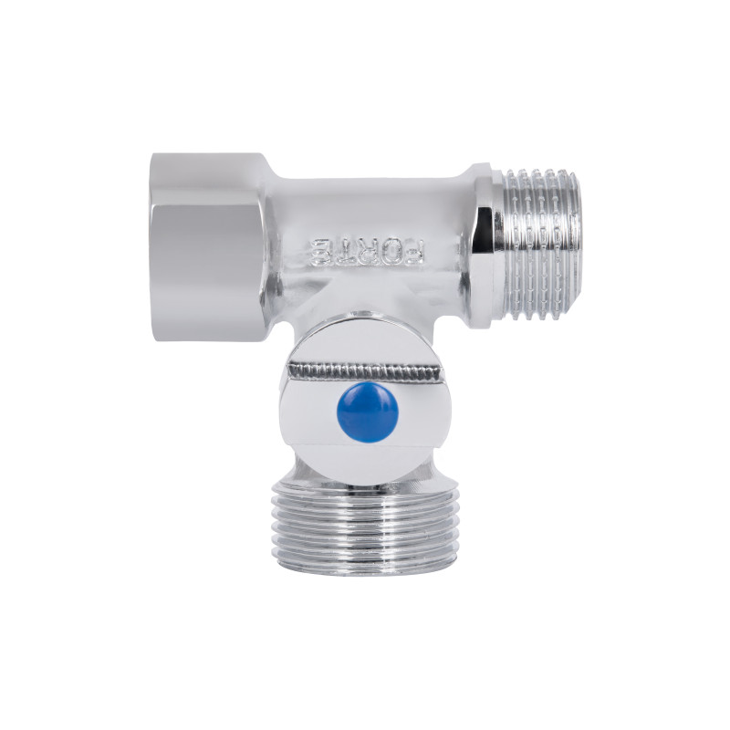 Кран приладовий кульовий Thermo Alliance Forte 1/2"х3/4"х1/2" SF186W152015
