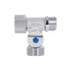 Кран приладовий кульовий Thermo Alliance Forte 1/2"х3/4"х1/2" SF186W152015