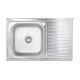 Кухонна мийка Brinex 5080-L 0,6 мм Satin (BRIN5080LSAT06)