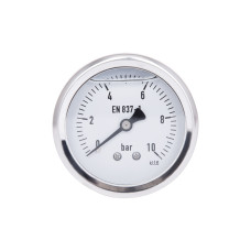 Манометр гліцериновий Thermo Alliancе Forte d63 мм, 1/4"З із заднім підключенням (латун.) 0-10 бар TAF171G10B