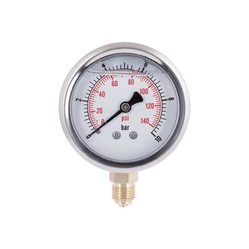 Манометр із гліцерином Thermo Alliancе Forte 10 бар, 1/4"З, нижнє підключення TAF170G10B