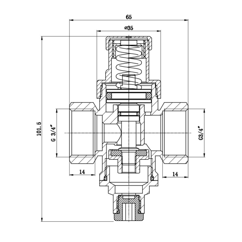 Редуктор Thermo Alliance Standart 3/4" SF241W20