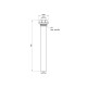 Штуцер для виносного давача SD Plus 140х13х1/2" SD256W15