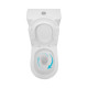 Унитаз напольный Qtap Presto безобідковий з сідінням Soft-close QTPRE27W51022