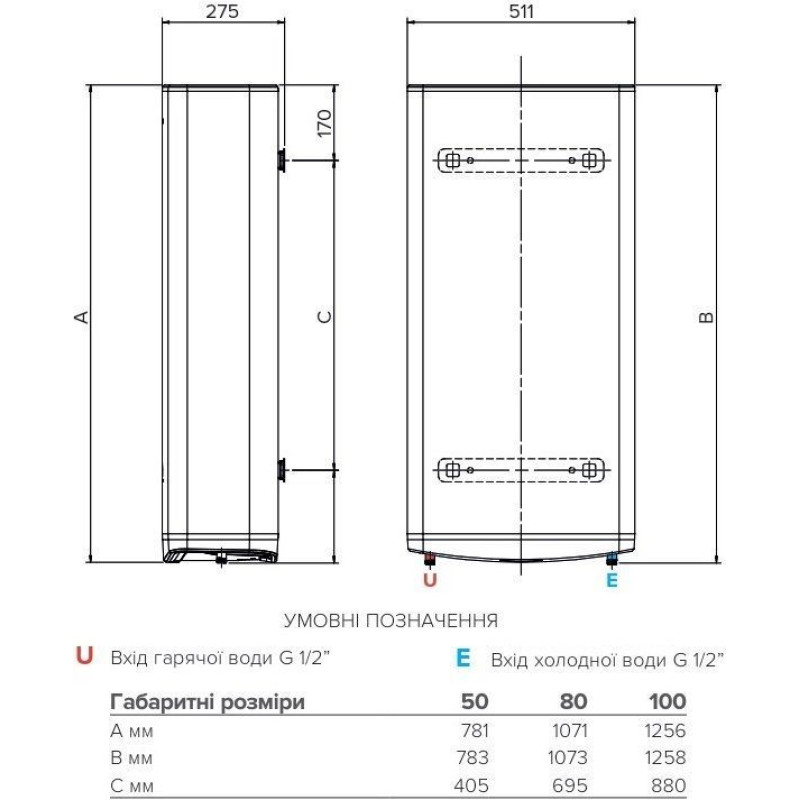 Водонагрівач електричний Ariston ABS VLS PRO R 80