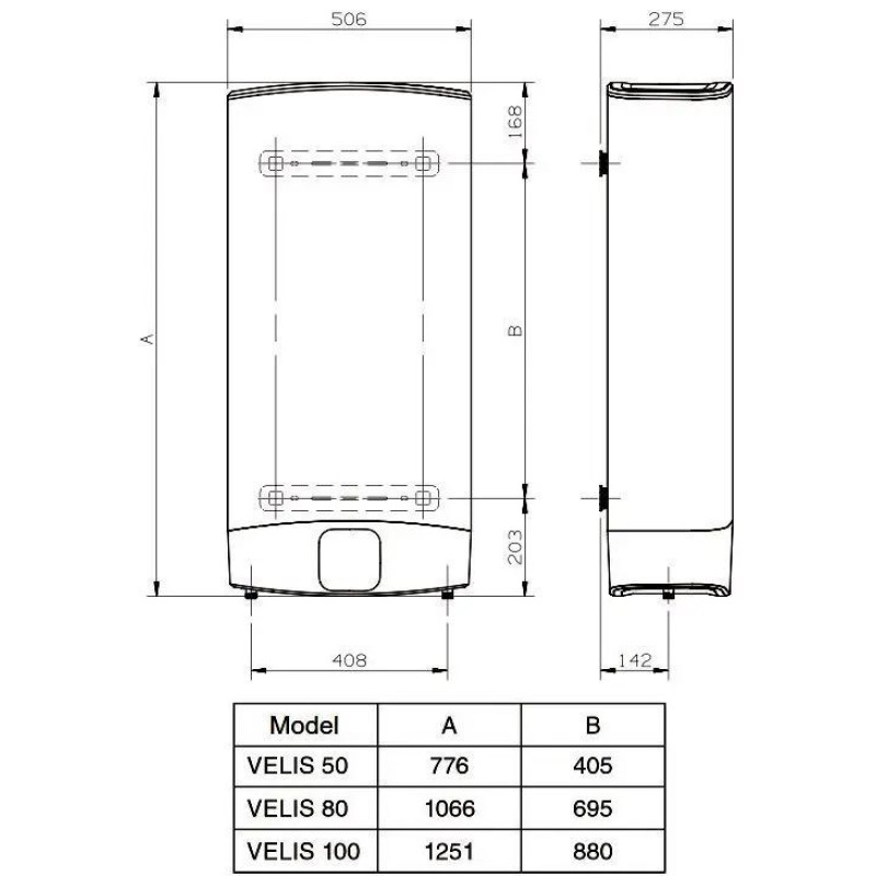 Водонагрівач електричний Ariston ABS VLS EVO WIFI PW 80